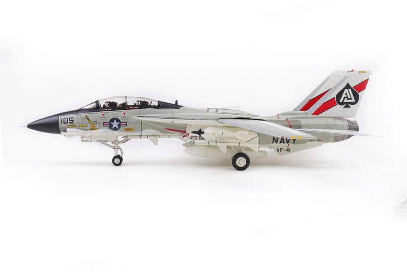Hobbymaster HA5261 - F-14A Tomcat VF 41 Black Aces USS Nimitz 1978 Diecast Scale Model - 1/72