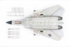 Hobbymaster HA5261 - F-14A Tomcat VF 41 Black Aces USS Nimitz 1978 Diecast Scale Model - 1/72