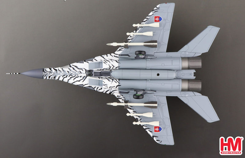 Hobbymaster HA6513 - MiG-29A Fulcrum 6829 Slovak Tiger 2002 Diecast Scale Model - 1/72