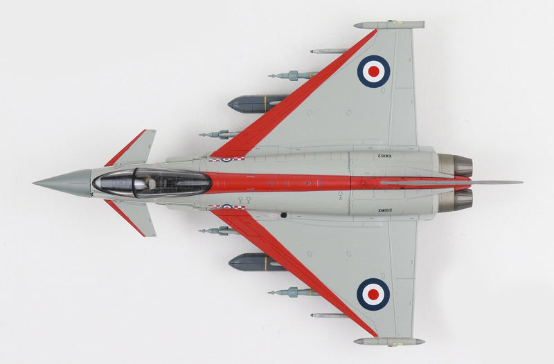 Hobbymaster HA6633- Eurofighter Typhoon XM182, No. 56 Sqn “Firebirds”., RAF (what if scheme) Diecast Scale Model - 1/72