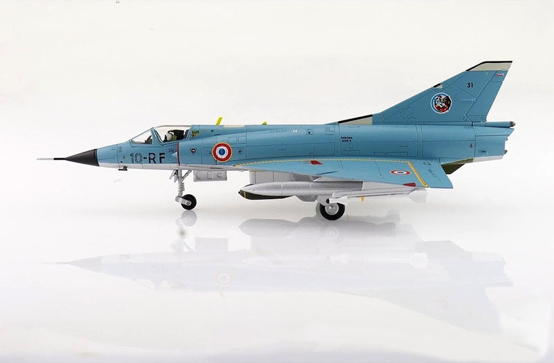 Hobbymaster HA9803 - Dassault Mirage IIIC Armee de l'Air EC 2/10 Seine, #10-RF, France, May 1978 Diecast Scale Model -  1/72