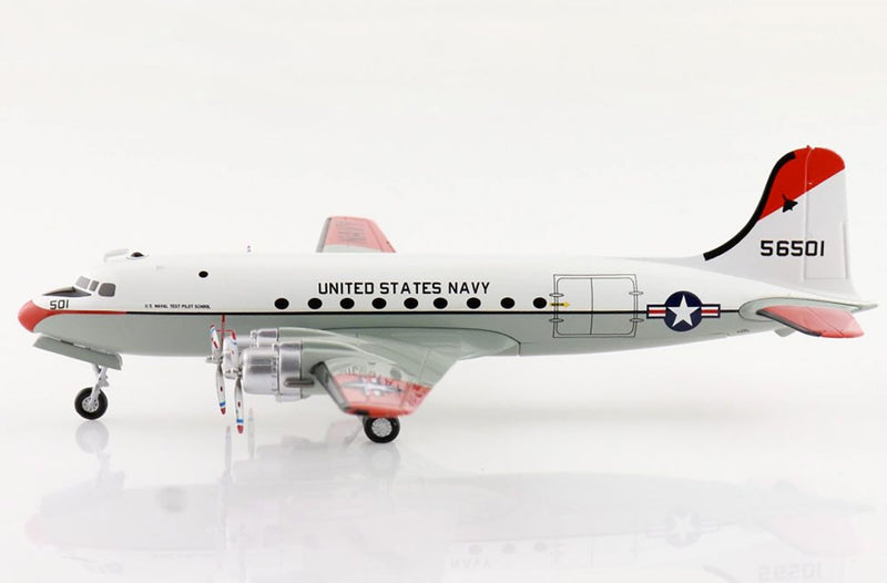 Hobbymaster HL2025 - Douglas C-54Q Skymaster USN Test Pilot 1973 Diecast - 1/200