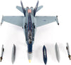 JC Wings F/A-18E Hornet U.S. Navy VFA-34 Blue Blasters 1/72 Diecast Model Aircraft