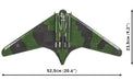 Cobi Horten Ho 229 Brick Model Kit, Scale 1/32 Aircraft Brick Kit (5757)