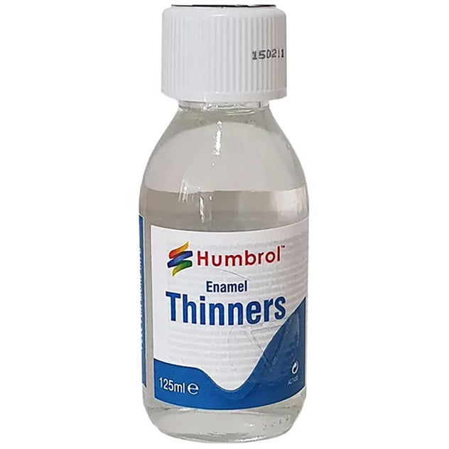 Humbrol Enamel Thinners Large 125ml Bottle - Paints & Accessories