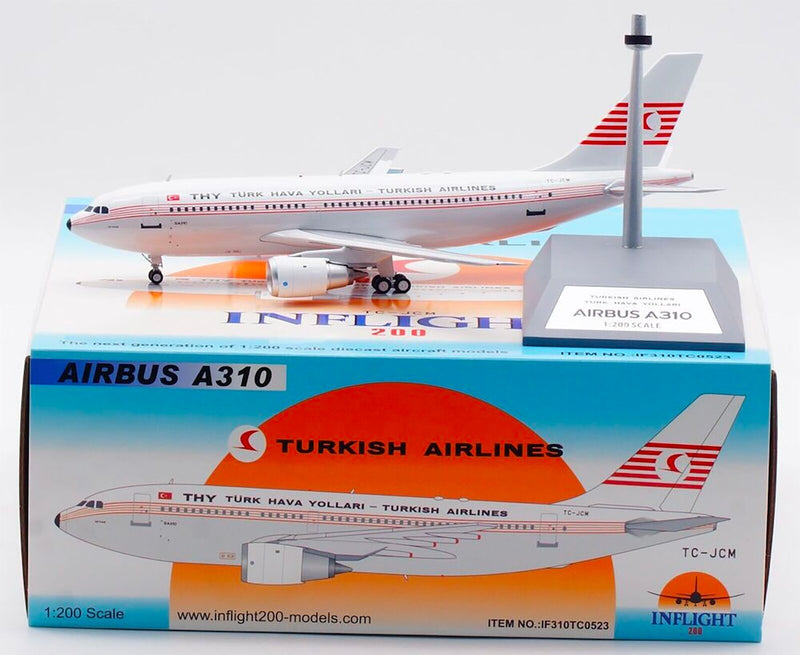 InFlight200 Turkish Airlines Airbus A310-203 Diecast - TC-JCM - 1/200
