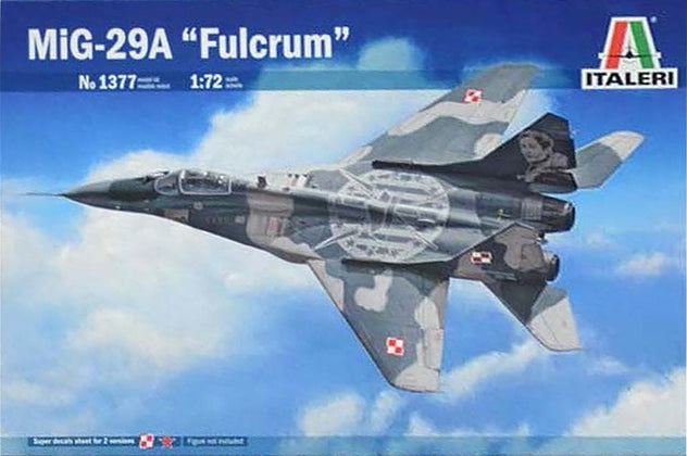 Italeri MiG-29A Fulcrum 1:72 Plastic Model Kit Aircraft