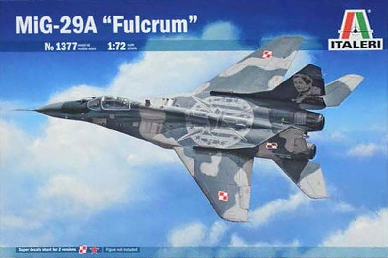 Italeri MIG 29A Fulcrum 1:72 Plastic Kit