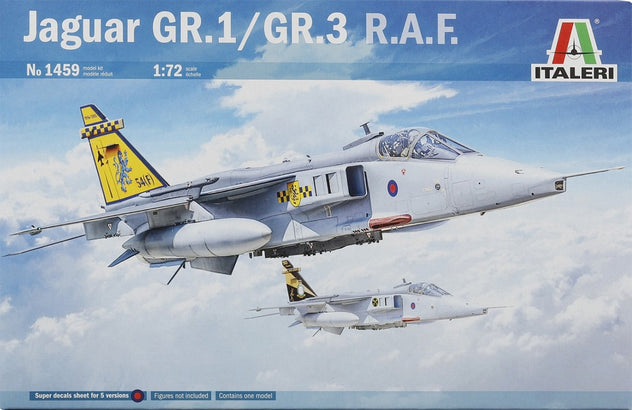 Italeri RAF Jaguar GR.1-3 1:72 Plastic Model Aircraft Kit