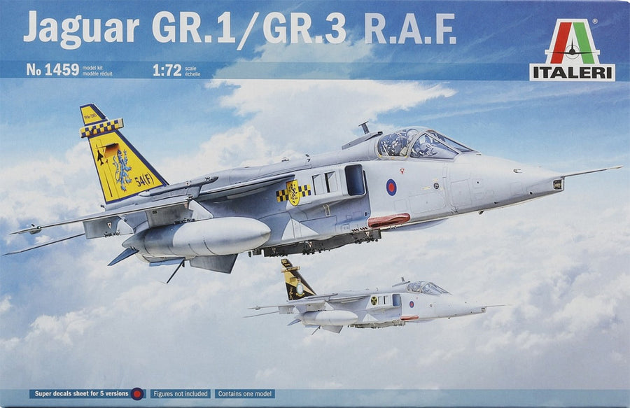 Italeri RAF Jaguar GR.1-3 1:72 Plastic Model Aircraft Kit
