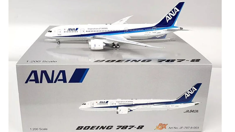 J Fox All Nippon Airways Boeing 787-8 Dreamliner - JA840A  - Diecast - 1/200