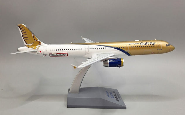 J Fox Models Gulf Air Airbus A321 A9C-CE 1:200 Diecast Model Aircraft