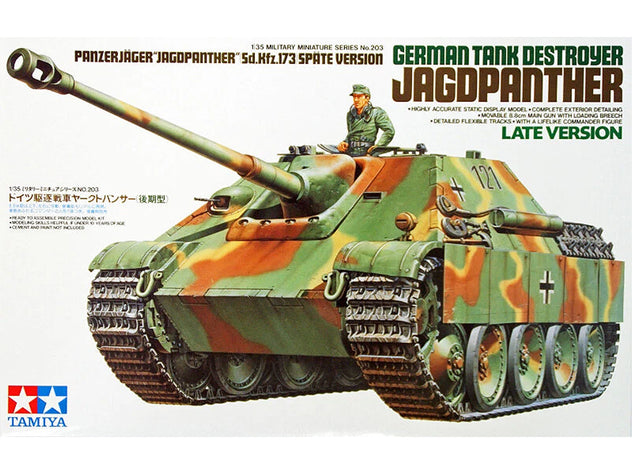 Tamiya 35203 Jagdpanther Late Version German Tank Destroyer 1:35 Plastic Kit