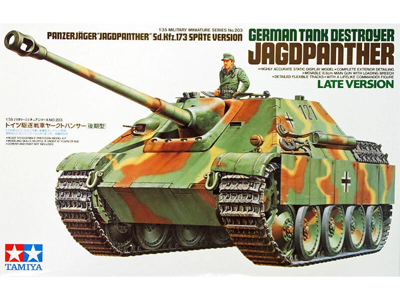 Tamiya 35203 Jagdpanther Late Version German Tank Destroyer 1:35 Plastic Kit