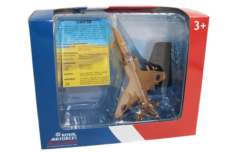 Motormax RAF Jaguar 1:100 Diecast Model Aircraft