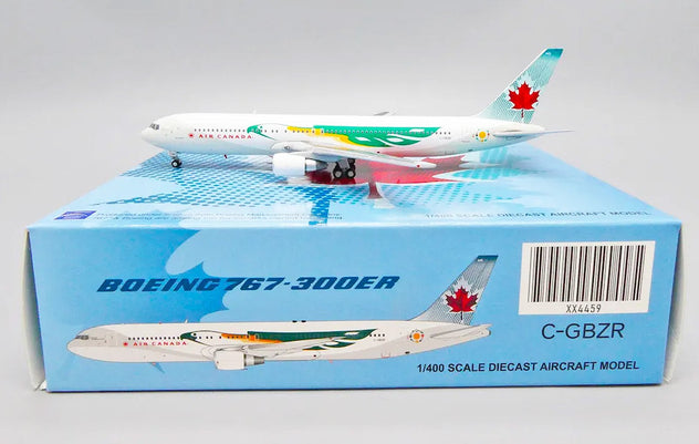JC Wings Air Canada Boeing 767-300ER C-GBZR 1:400 Diecast Model Aircraft - XX4459