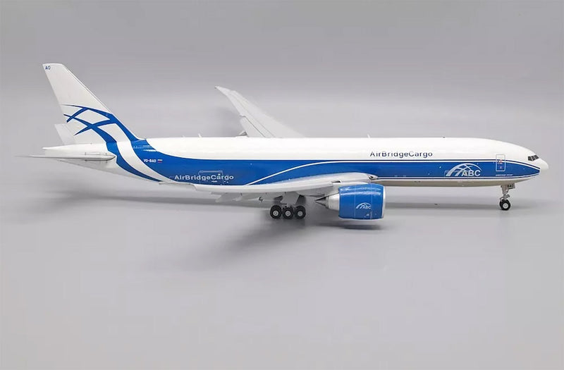 JC Wings Airbridge Cargo Boeing 777-200LRF Flaps Down - VQ-BAO - Diecast Model - 1/200