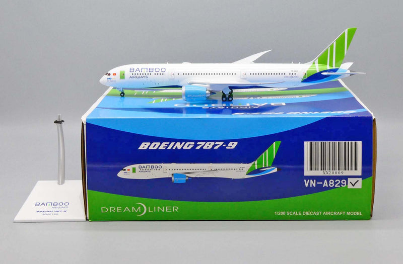 JC Wings Bamboo Airways Boeing 787-9 Dreamliner - VN-A829 - Diecast Model - 1/200