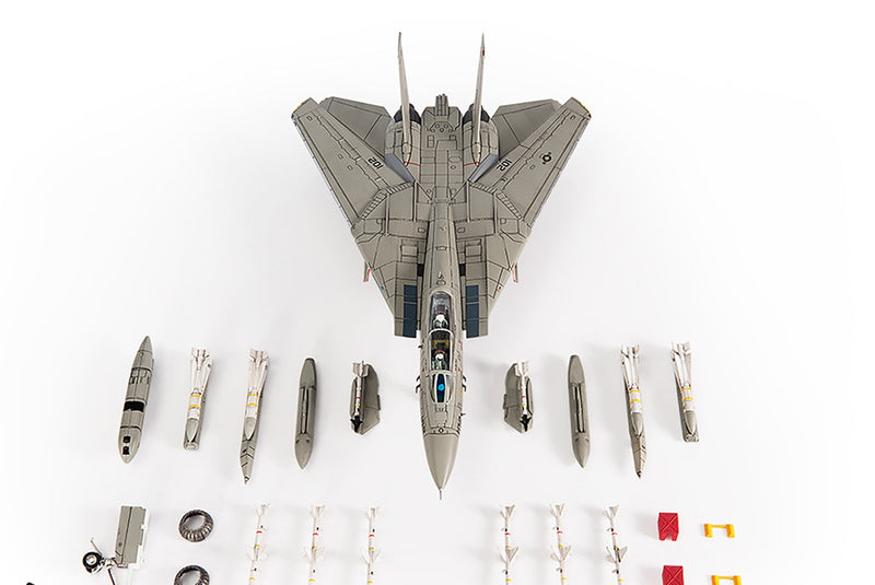 JC Wings F-14A Tomcat U.S. NAVY VF-41 Black Aces, USS Nimitz, Gulf Of Sidra 1981 Diecast Scale Model - 1/72