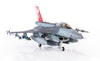 JC Wings F-16D Fighting Falcon Republic of Singapore Air Force, 425th Sqn "Black Widows", 2014 Diecast Scale Model - 1/72