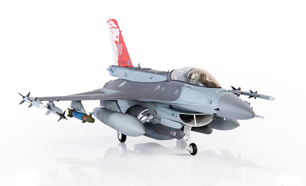 JC Wings F-16D Fighting Falcon Singapore AF 425th Sqn Black Widows 1/72 Diecast Model Aircraft