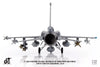 JC Wings F-16D Fighting Falcon Singapore Air Force, 145th Sqn Diecast Scale Model - 1/72