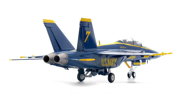 JC Wings F/A-18E Super Hornet US Navy Blue Angels No. 7 1/72 Diecast Model Aircraft