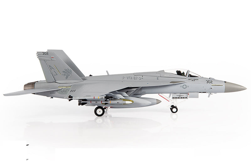JC Wings F/A-18E Super Hornet US Navy VFA-87 Golden Warriors Diecast Scale Model - 1/72