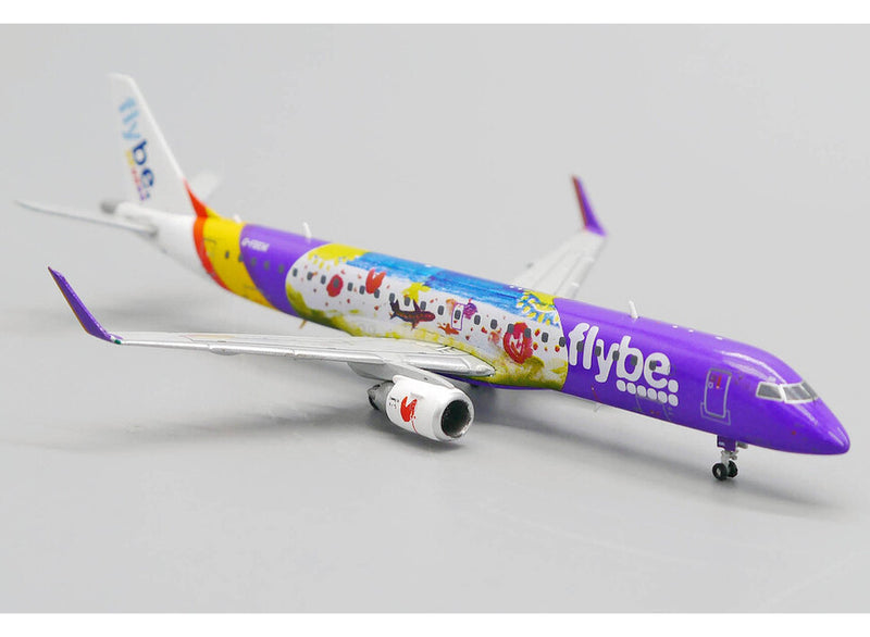 JC Wings Flybe Embraer 190-200LR Kids And Teens Livery - G-FBEM - Diecast - 1/400 - JCLH4232
