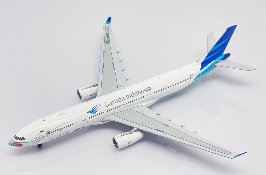 JC Wings Garuda Indonesia Airbus A330-300 Mask On 1/400 Diecast Model Aircraft PK-GHC - LH4216