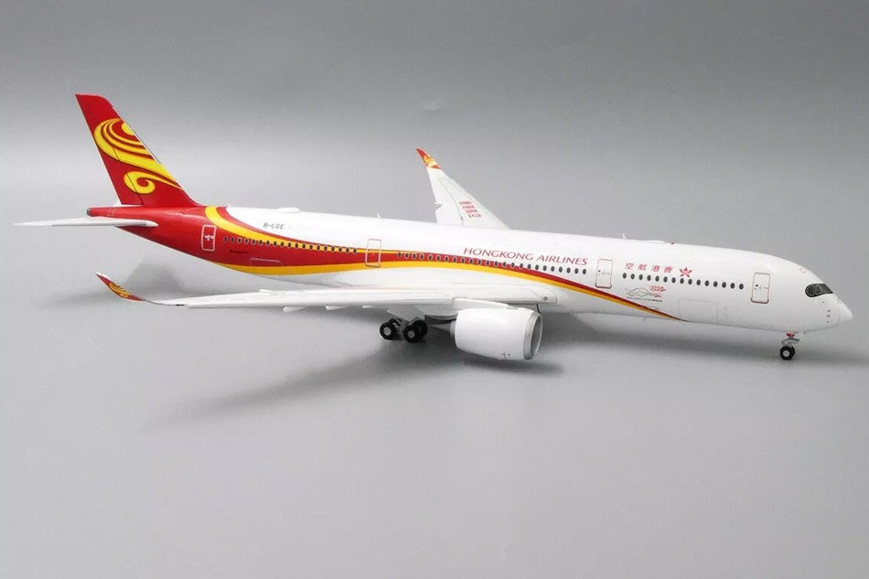 JC Wings Hong Kong Airlines Airbus A350-900 XWB Flaps Down - B-LGE - Diecast Model - 1/200