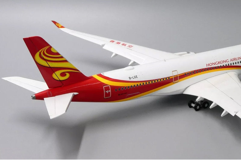 JC Wings Hong Kong Airlines Airbus A350-900 XWB Flaps Down - B-LGE - Diecast Model - 1/200