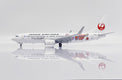 JC Wings Japan Airlines B737-800 Flaps Down Diecast Model "Shimajiro Jet" Livery - JA330J - 1/200
