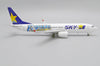 JC Wings Skymark Airlines Boeing 737-800 "Hokkaido Pride" Diecast Model - JA73NX - 1/200