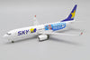 JC Wings Skymark Airlines Boeing 737-800 "Hokkaido Pride" Diecast Model - JA73NX - 1/200