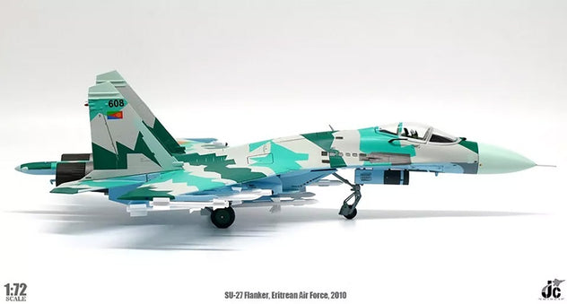 JC Wings Sukhoi Su-27UB Flanker-C Eritrean Air Force 1:72 Diecast Model Aircraft