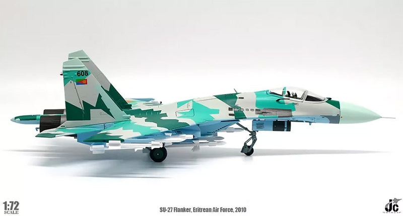 JC Wings SU-27UB Flanker-C ERAF Eritrean Air Force Diecast Scale Model - 1/72