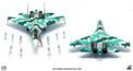 JC Wings SU-27UB Flanker-C ERAF Eritrean Air Force Diecast Scale Model - 1/72