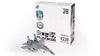 JC Wings SU-27UBK Flanker PLAAF 1st Fighter Division 1993 1/72 Diecast Model Aircraft