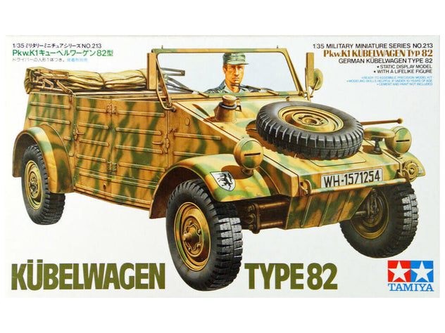 Tamiya 35213 German Kubelwagen Type 82 1:35 Scale Plastic Kit