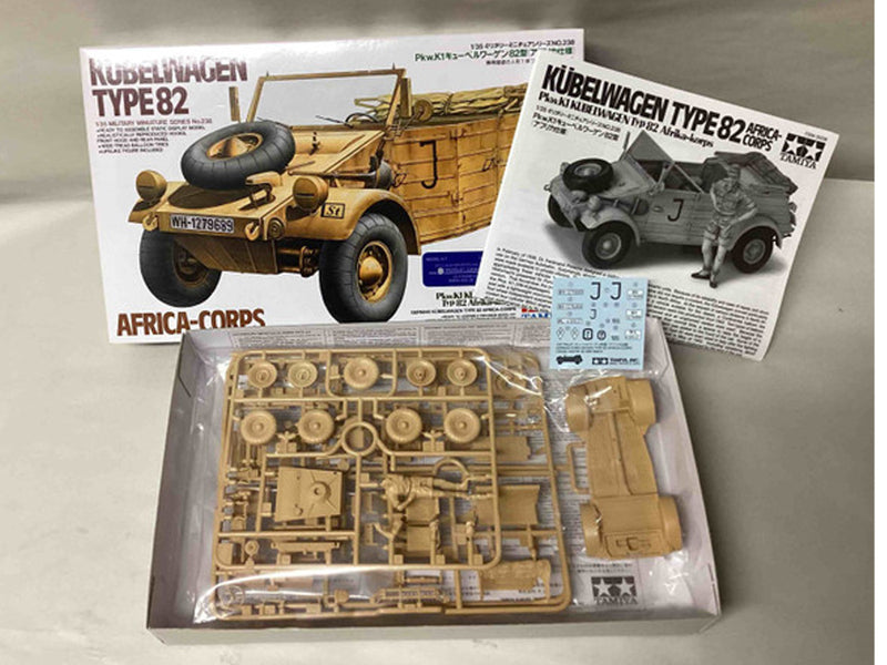 Tamiya 35213 German Kubelwagen Type 82 1:35 Scale Plastic Kit