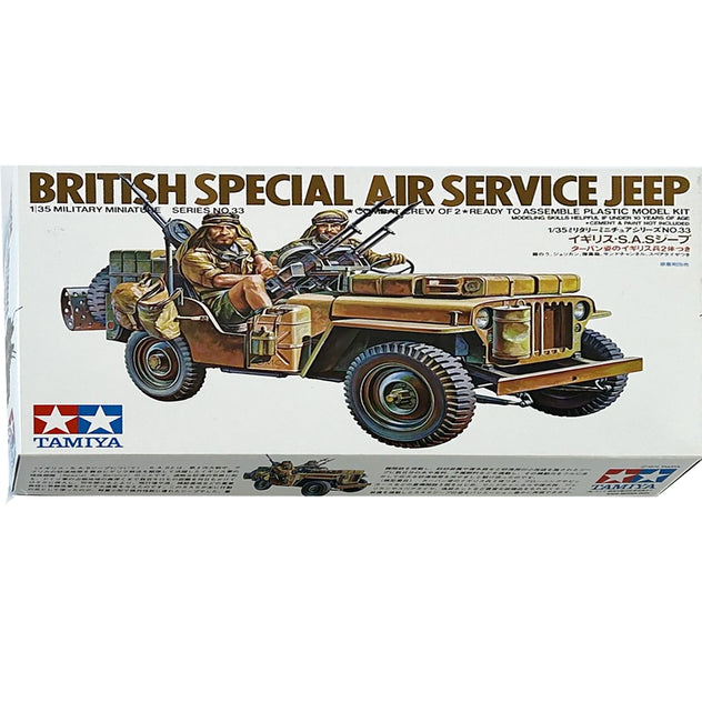 Tamiya 35033 British SAS Jeep 1:35 Scale Plastic Kit