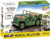 Cobi Willys MB Medical Jeep 1:35 Scale Brick Kit - 130 Pieces (2295)