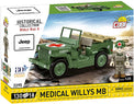 Cobi Willys MB Medical Jeep 1:35 Scale Brick Kit - 130 Pieces (2295)