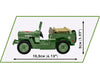 Cobi Willys MB Medical Jeep 1:35 Scale Brick Kit - 130 Pieces (2295)