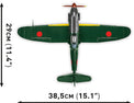 Cobi Kawasaki Ki-61-I Hien 'Tony' 1/32 Scale Aircraft Brick Kit - 324 Pieces (5740)