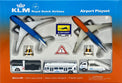 Daron KLM Boeing 787 Orange Pride Dual Diecast Model Aircraft Airport Playset