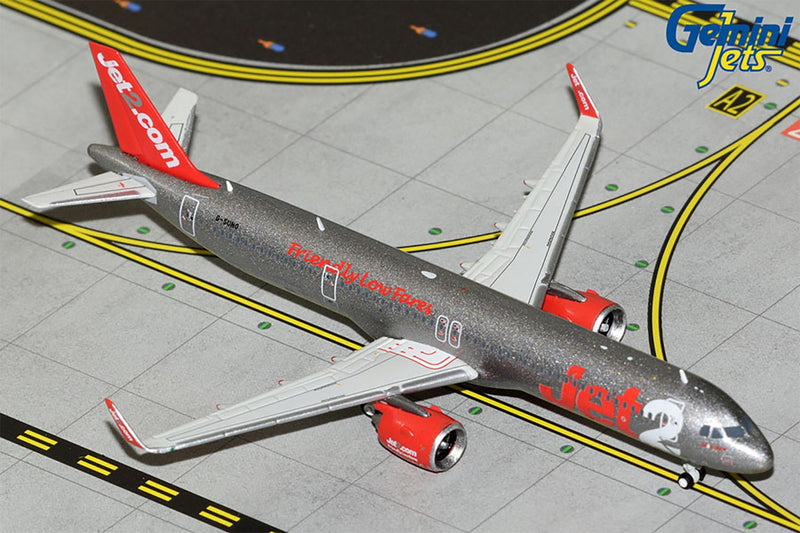 Gemini Jets Jet2.Com Airbus A321 Neo 1:400 Diecast Model Aircraft - G-SUNO - GJEXS2331