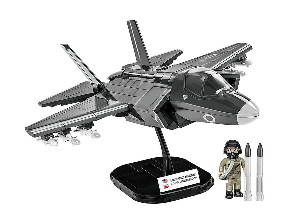 Cobi F-35B Lightning II RAF 1:48 Scale Brick Kit Aircraft Model - 594 Pieces (5830)