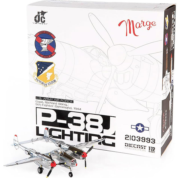 JC Wings P-38J Lightning USAF 5th Fighter Command 1944 1:72 Diecast Model Aircraft